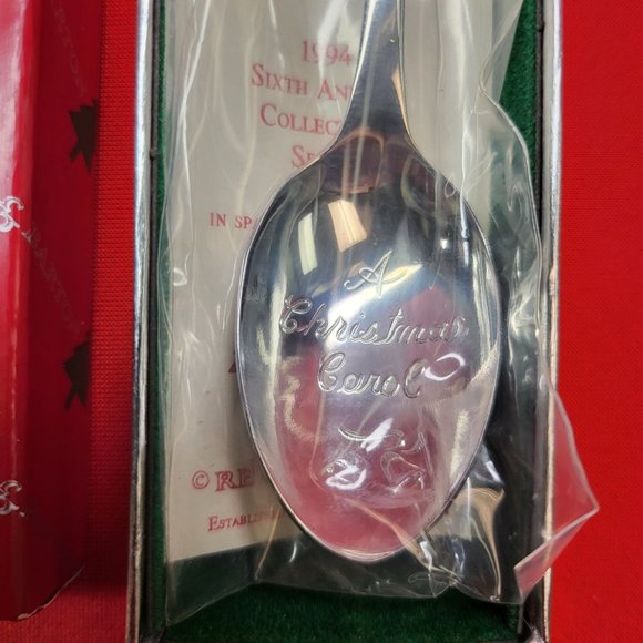 Reed & Barton Ghost of Christmas Future Collectors Spoon 1994 - Picture 4 of 14